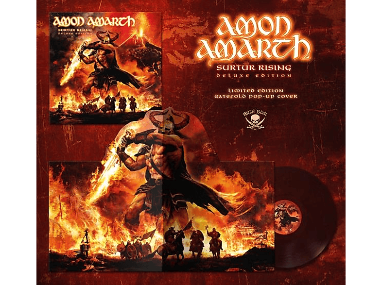 Amon Amarth - Surtur Rising (burgundy and royal blue marbled) (Vinyl) von SME METAL