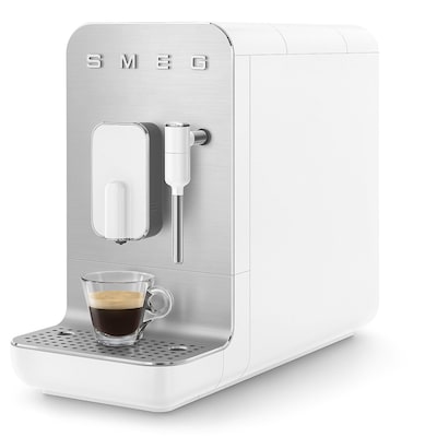 SMEG BCC12WHMEU Kompakt-Kaffeevollautomat mit Dampffunktion weiß von Smeg