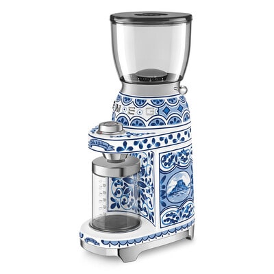 SMEG CGF01DGBEU Dolce & Gabbana Kaffeemühle - Blu Mediterraneo von SMEG Hausgeräte GmbH