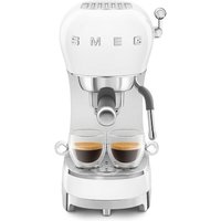 SMEG ECF02WHEU 50s Style Espresso-Kaffemaschine Weiß von Smeg