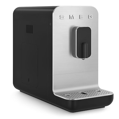 Smeg BCC01BLMEU 50s Style Kaffeevollautomat, schwarz-matt von SMEG Hausgeräte GmbH