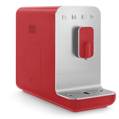 Smeg BCC01RDMEU 50s Style Kaffeevollautomat, rot-matt von SMEG Hausgeräte GmbH