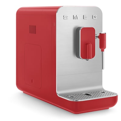 Smeg BCC02RDMEU 50s Style Kaffeevollautomat, rot-matt von SMEG Hausgeräte GmbH