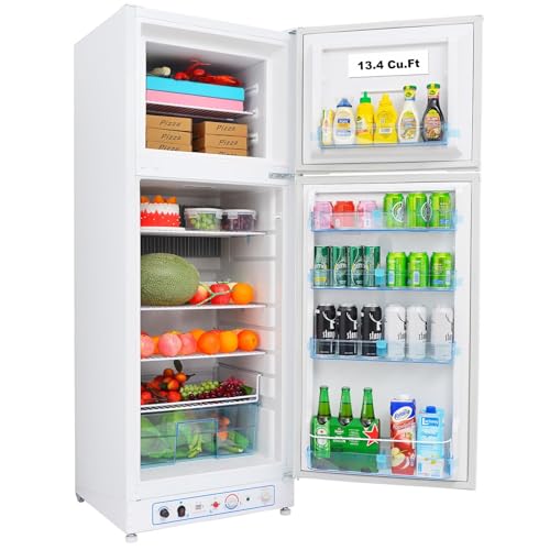 SMETA GAS Kühlschrank Gefrierfach, Gas/230V, Kühl-Gefrierkombination, für Gîte, Garage, Camping, Wohnmobil, 275L, Weiß SMETA GAS Kühlschrank Gefrierfach, Gas/230V, Kühl-Gefrierkombination, für Gîte, Garage, Camping, Wohnmobil, 275L, Weiß von SMETA