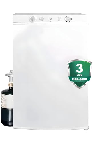 SMETA Gas Kühlschrank mit Gefrierschrank,Camping Kühlschrank 12v 230v Gas,Wohnwagen Kühlschrank Auto Kühlschrank 12v/230v/GAS LPG 100L für Wohnmobil Camping Reisemobil Garage,Leiser 0dB,Weiß SMETA Gas Kühlschrank mit Gefrierschrank,Camping Kühlschrank 12v 230v Gas,Wohnwagen Kühlschrank Auto Kühlschrank 12v/230v/GAS LPG 100L für Wohnmobil Camping Reisemobil Garage,Leiser 0dB,Weiß von SMETA