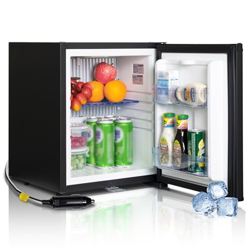 SMETA Kühlschrank 12V 230V, Camping Kühlschrank,Wohnwagen Kühlschrank 30L,12v Kühlschrank, ACDC Kühlschrank 12V 230V 30L für Camping, Auto, Wohnmobil, LKW, Büro, Wohnheim, Lautlos 0dB, Schwarz SMETA Kühlschrank 12V 230V, Camping Kühlschrank,Wohnwagen Kühlschrank 30L,12v Kühlschrank, ACDC Kühlschrank 12V 230V 30L für Camping, Auto, Wohnmobil, LKW, Büro, Wohnheim, Lautlos 0dB, Schwarz von SMETA