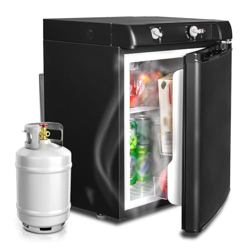 SMETA Kühlschrank 12V 230V Gas,Gaskühlschrank Camping,Kühlschrank Wohnmobil 40L,Camping Kühlschrank Gas,Leiser Kühlschrank für Reisen, Cottage, Garage, Reisemobil, Propangas 30mBar, Schwarz SMETA Kühlschrank 12V 230V Gas,Gaskühlschrank Camping,Kühlschrank Wohnmobil 40L,Camping Kühlschrank Gas,Leiser Kühlschrank für Reisen, Cottage, Garage, Reisemobil, Propangas 30mBar, Schwarz von SMETA