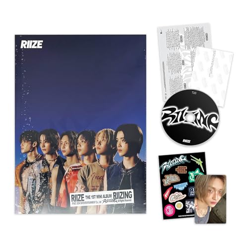 RIIZE - 1st Mini Album [RIIZING] (Photo Book Ver. - RIIZING DAY Ver.) Cover + Photo Book + Folded Poster + Photoprint + Sticker + CD-R + Photocard + 3 Extra Photocards von SMEnt.