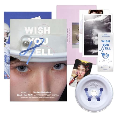 WENDY - 2nd Mini Album [Wish You Hell] (Photobook Ver.) Photobook + Clipbook + Photocard + CD-R + Postcard + Care Label + Poster + 2 Extra Photocards von SMEnt.