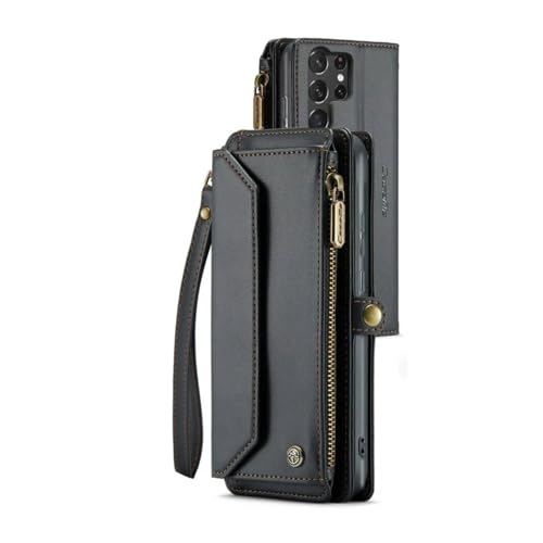 Crossbody-Wallet-Hülle für Samsung Galaxy S24 S23 S21 S20 FE S22 Ultra Plus A54 A53 A52S A52 A34 A33 A25 A23 A22 A14, Schwarz, für Galaxy A34 5G Crossbody-Wallet-Hülle für Samsung Galaxy S24 S23 S21 S20 FE S22 Ultra Plus A54 A53 A52S A52 A34 A33 A25 A23 A22 A14, Schwarz, für Galaxy A34 5G von SMIEK