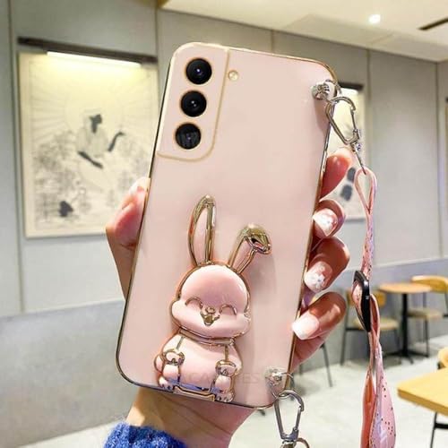 Für Samsung Galaxy S 21 22 23 Crossbody Lanyard Strap Case S21 S23 S20 Fe S22 Plus Ultra S21fe Halterung Silikonhülle, TZXGS Pink, Für S21 Für Samsung Galaxy S 21 22 23 Crossbody Lanyard Strap Case S21 S23 S20 Fe S22 Plus Ultra S21fe Halterung Silikonhülle, TZXGS Pink, Für S21 von SMIEK