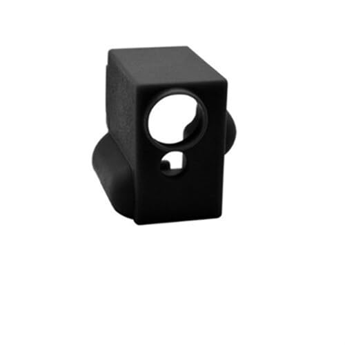 for Volcano Silikonhülle mit beheizten Blockschutzsocken Isolierhülle for 3D-Druckerteile Extruder V6 J-Head Hot End (Color : Black Sock) von SMJY