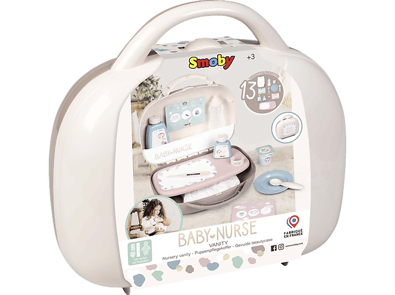 SMOBY Baby Nurse Puppenpflegekoffer Spielset Mehrfarbig von SMOBY