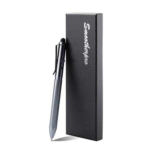SMOOTHERPRO Eingabestift Touchstift Stylus | Druckkugelschreiber | Leicht und langlebig | für EDC Signature Fast Reaction Stylus | Kompatibel mit iPad und Anderen Smartphones (ACP602) | Farbe Grau von SMOOTHERPRO