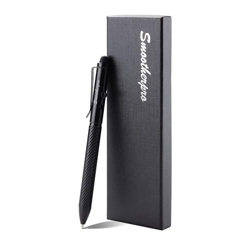 SMOOTHERPRO Eingabestift Touchstift Stylus | Druckkugelschreiber | Leicht und langlebig | für EDC Signature Fast Reaction Stylus | Kompatibel mit iPad und Anderen Smartphones (ACP601) | Farbe Schwarz von SMOOTHERPRO