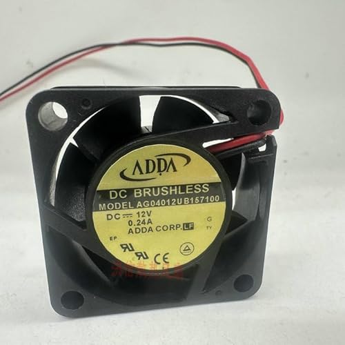 40mm PC Case Fan, Quiet Cooling Fan double ball bearing DC12V 0.24A 4CM 2-wire for Gaming PC/Computer Case von SMPWYFN