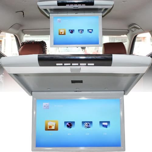 SMRHBWXS 43,9 cm (17,3 Zoll), 1080p HD, HDMI/USB/SD, ultradünn, 12 V/24 V, für MPV und Auto-Entertainment, Weiß von SMRHBWXS
