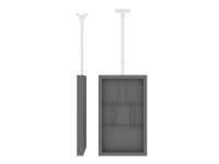 SMS Smart Media Solutions 703-008-2, Gehäuse, Grau, Aluminium, Edelstahl, Zimmerdecke, 400 x 400 mm, 139,7 cm (55 Zoll) von SMS Safe Brackets