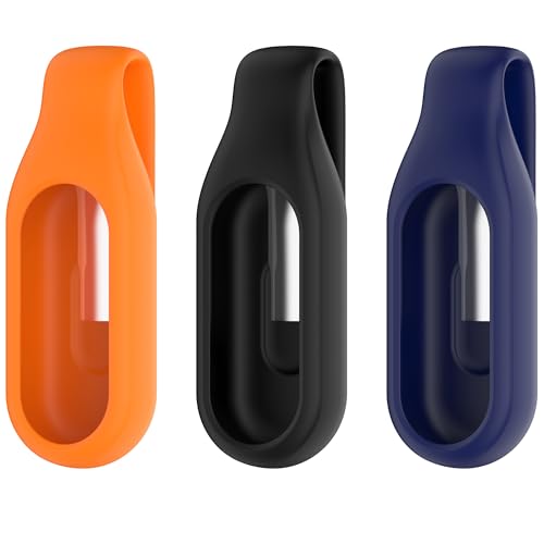SMYAOSI Hülle Kompatibel mit Xiaomi Band 10 9 8 Uhr, Ersatz Silikon für die stoßfeste und unzerbrechliche Schutzhülle für Xiaomi Band 10 9 8 Smartwatch Krawattenclip Zubehör (Orange+Schwarz+Blau) SMYAOSI Hülle Kompatibel mit Xiaomi Band 10 9 8 Uhr, Ersatz Silikon für die stoßfeste und unzerbrechliche Schutzhülle für Xiaomi Band 10 9 8 Smartwatch Krawattenclip Zubehör (Orange+Schwarz+Blau) von SMYAOSI