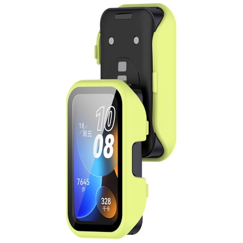 SMYAOSI Hülle für Huawei Band 10 9 8 Schutzhülle Con Displayschutzfolie, Kratzfest Schutzfolie Silikon Cover Case Ultradünne Stoßfeste Gehäuse für Huawei Band 10 9 8 Smartwatch (2 Stück Grasgrün) SMYAOSI Hülle für Huawei Band 10 9 8 Schutzhülle Con Displayschutzfolie, Kratzfest Schutzfolie Silikon Cover Case Ultradünne Stoßfeste Gehäuse für Huawei Band 10 9 8 Smartwatch (2 Stück Grasgrün) von SMYAOSI