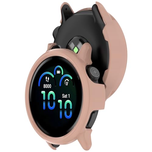 SMYAOSI Schütz Hülle Kompatibel mit Garmin Vivoactive 6, Silikon Ersatz Cover für die stoßfeste und unzerbrechliche Schutzhülle für Garmin Vivoactive 6 Smartwatch Gehäuse Zubehör (2 Piezas Rosa) SMYAOSI Schütz Hülle Kompatibel mit Garmin Vivoactive 6, Silikon Ersatz Cover für die stoßfeste und unzerbrechliche Schutzhülle für Garmin Vivoactive 6 Smartwatch Gehäuse Zubehör (2 Piezas Rosa) von SMYAOSI