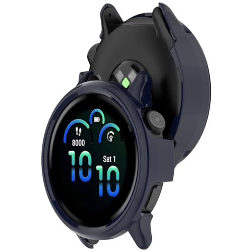 SMYAOSI Schütz Hülle Kompatibel mit Garmin Vivoactive 6, Silikon Ersatz Cover für die stoßfeste und unzerbrechliche Schutzhülle für Garmin Vivoactive 6 Smartwatch Gehäuse Zubehör (2 Piezas Azul) SMYAOSI Schütz Hülle Kompatibel mit Garmin Vivoactive 6, Silikon Ersatz Cover für die stoßfeste und unzerbrechliche Schutzhülle für Garmin Vivoactive 6 Smartwatch Gehäuse Zubehör (2 Piezas Azul) von SMYAOSI