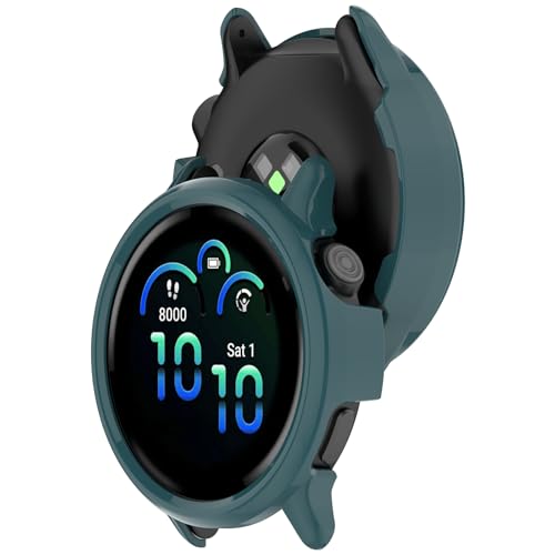SMYAOSI Schütz Hülle Kompatibel mit Garmin Vivoactive 6, Silikon Ersatz Cover für die stoßfeste und unzerbrechliche Schutzhülle für Garmin Vivoactive 6 Smartwatch Gehäuse Zubehör (2 Piezas Verde) SMYAOSI Schütz Hülle Kompatibel mit Garmin Vivoactive 6, Silikon Ersatz Cover für die stoßfeste und unzerbrechliche Schutzhülle für Garmin Vivoactive 6 Smartwatch Gehäuse Zubehör (2 Piezas Verde) von SMYAOSI