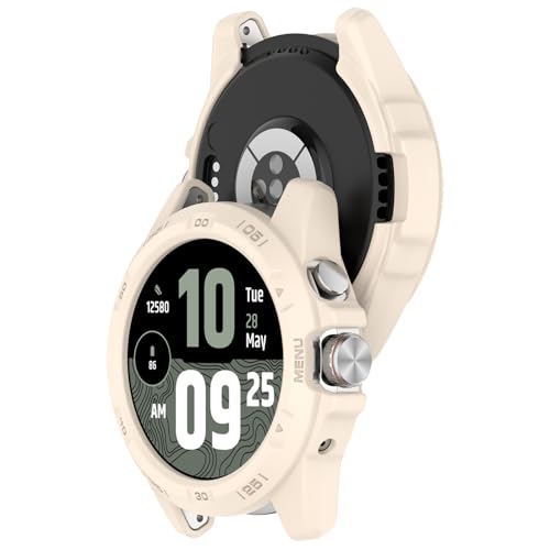 SMYAOSI Schütz Hülle Kompatibel mit T icwatch Atlas, TPU Replacement Silikonhülle für die stoßfeste und unzerbrechliche Schutzhülle für T icwatch Atlas Smartwatch Gehäuse Zubehör (2 Stück Beige) SMYAOSI Schütz Hülle Kompatibel mit T icwatch Atlas, TPU Replacement Silikonhülle für die stoßfeste und unzerbrechliche Schutzhülle für T icwatch Atlas Smartwatch Gehäuse Zubehör (2 Stück Beige) von SMYAOSI