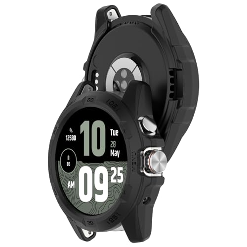 SMYAOSI Schütz Hülle Kompatibel mit T icwatch Atlas, TPU Replacement Silikonhülle für die stoßfeste und unzerbrechliche Schutzhülle für T icwatch Atlas Smartwatch Gehäuse Zubehör (2 Stück Schwarz) SMYAOSI Schütz Hülle Kompatibel mit T icwatch Atlas, TPU Replacement Silikonhülle für die stoßfeste und unzerbrechliche Schutzhülle für T icwatch Atlas Smartwatch Gehäuse Zubehör (2 Stück Schwarz) von SMYAOSI