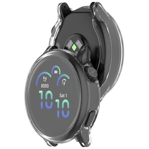 SMYAOSI Silikon Hülle für Garmin Vivoactive 6 Schutzhülle Con Displayschutzfolie, Kratzfest Schutzfolie Bumper Case Ultradünne Stoßfeste Gehäuse für Garmin Vivoactive 6 Smartwatch (2 Stück Clear) SMYAOSI Silikon Hülle für Garmin Vivoactive 6 Schutzhülle Con Displayschutzfolie, Kratzfest Schutzfolie Bumper Case Ultradünne Stoßfeste Gehäuse für Garmin Vivoactive 6 Smartwatch (2 Stück Clear) von SMYAOSI