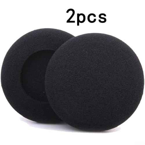 1 Paar Ohrpolster aus Schaumstoff für Kopfhörer, weiche und bequeme Ohrpolster (6 cm) von SMZhomeone