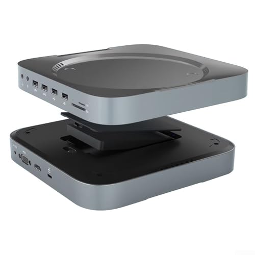 Für Mac Mini Docking-Lösung mit kompaktem Design, 4K-Hub, USB-Konnektivität und verbesserten Speicheroptionen von SMZhomeone