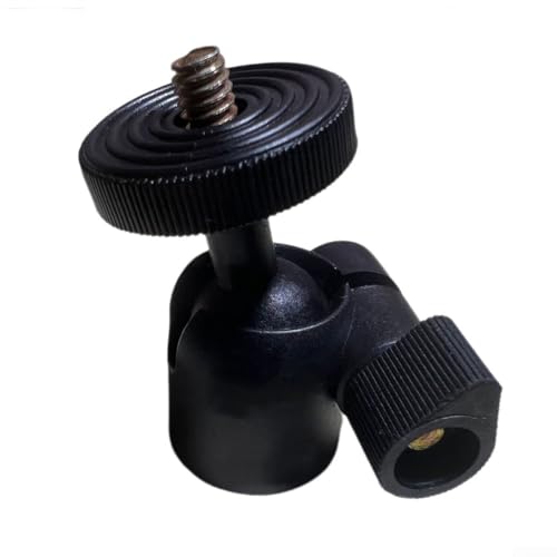 Robuster Stativ-Kugelkopf für Kameras mit sicherer Verriegelung und reibungsloser Bewegung, unterstützt bis zu 3 1,4 kg (B) von SMZhomeone