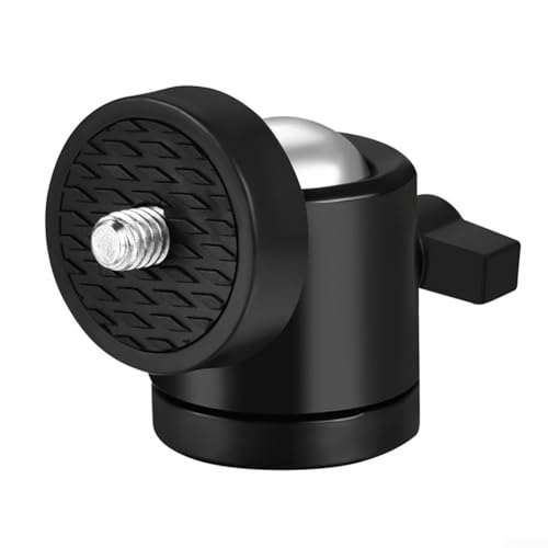Robuster Stativ-Kugelkopf für Kameras mit sicherer Verriegelung und reibungsloser Bewegung, unterstützt bis zu 3 1,4 kg (C(6 mm)) von SMZhomeone