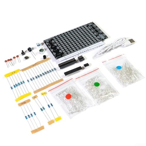 SMZhomeone Anpassbares USB-Mini-Display-Lautsprecher-Projekt mit Sprachaktivierungstechnologie und bunten LED-Effekten für Partys (ohne Schale) von SMZhomeone