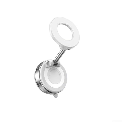 SMZhomeone Magnetische Handyhalterung mit Ultra-Saugnapf für sichere Fahrzeugnutzung und Navigation (Weiß) von SMZhomeone