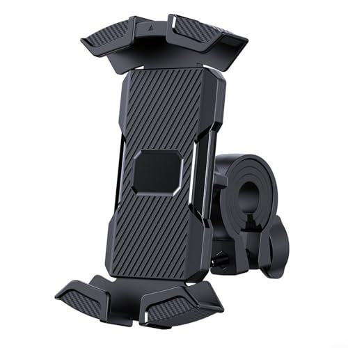 SMZhomeone Motorrad-Handyhalterung, Lenkerhalterung, Rückspiegel, kompatibel mit Motorrädern, Outdoor-Fahren, Einhandbedienung, sicheres Fahren (Lenker) von SMZhomeone