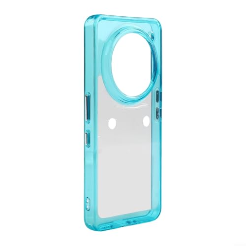 SMZhomeone Robuste transparente Rückseite für Nothing Phone 3a Pro, entwickelt für den täglichen Gebrauch (transparentes Blau) von SMZhomeone