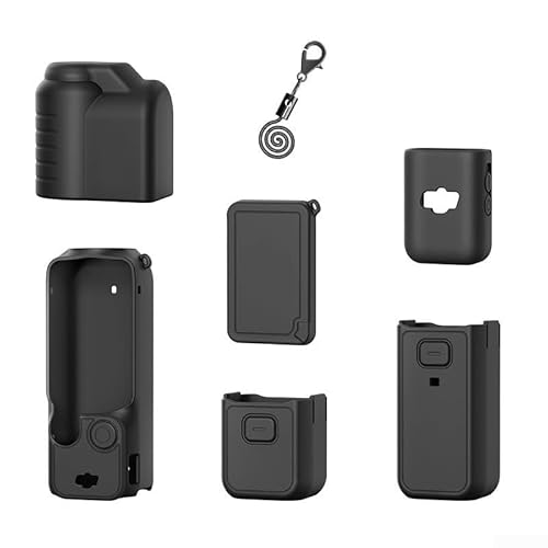 Schutzhülle aus Silikon für DJI für Osmo Pocket 3, vollständige Abdeckung, Objektivschutzhülle, Schwarz Schutzhülle aus Silikon für DJI für Osmo Pocket 3, vollständige Abdeckung, Objektivschutzhülle, Schwarz von SMZhomeone