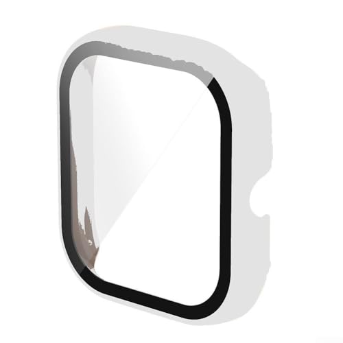 Wechselbares integriertes Uhrengehäuse integriertes Uhrengehäuse aus gehärtetem Glas (weiß) von SMZhomeone