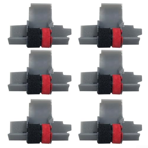 Zuverlässige 6er-Pack IR40T Tintenroller, schwarz und rot, kompatibel mit verschiedenen Taschenrechnermarken, inkl Zuverlässige 6er-Pack IR40T Tintenroller, schwarz und rot, kompatibel mit verschiedenen Taschenrechnermarken, inkl von SMZhomeone