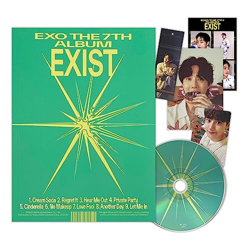 EXO - 7th Album [EXIST] (Photo Book Ver. - O Ver.) Cover + Photo Book + Photomatic + Bookmark + Post Card + CD-R + Photo Card + Poster + 4 Extra Photocards von SMent.