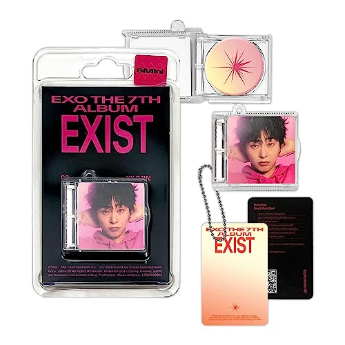 EXO - 7th Album [EXIST] (SMINI Ver - XIUMIN Ver.) Cover + Package + Ball Chain + Photo Card + Music NFC CD + 4 Extra Photocards von SMent.