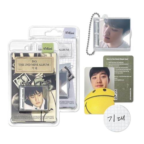 EXO D.O - 2nd Mini Album [Somebody(gidae)] (SMini - Random Ver.) Cover + SMini Case + Keyring Ball Chain + Music NFC CD + Photo Card + 2 Extra Photocards von SMent.