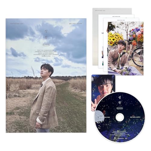 EXO D.O. - 3rd Mini album [BLOSSOM (성장)] (MARS Ver.) Photo Book + CD-R + Postcard + Folded Poster + Photo Card + Sticker + 2 Extra Photocards von SMent.