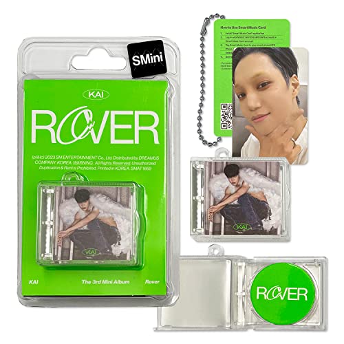 EXO KAI - 3rd Mini Album [Rover] (SMini Ver. - Smart Album) Package + SMini Case + Music NFC CD + Photo Card + 2 Extra Photocards von SMent