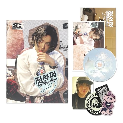 EXO SUHO - 3nd Mini Album [1 to 3] (? Ver.) Cover + CD-R + Photo Book + Postcard + Folded Poster + Sticker + Photo Card + 2 Extra Photocards von SMent.