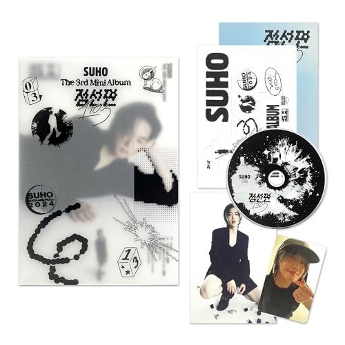 EXO SUHO - 3nd Mini Album [1 to 3] (! Ver.) Dust Jacket + Photo Book + CD-R + Postcard + Foldable Dice + Folded Poster + Photo Card + 2 Extra Photocards von SMent.
