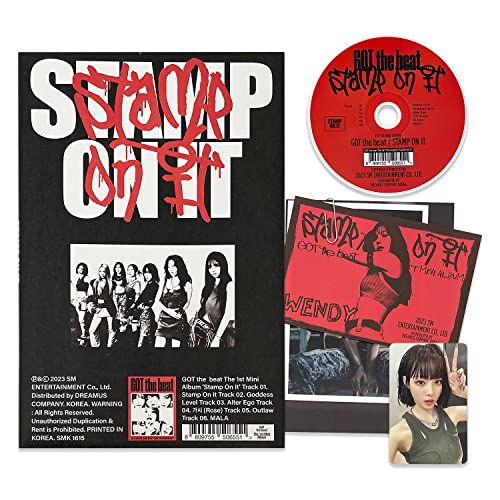GOT the beat - 1st Mini Album [Stamp On It] (BEAT Ver.) Photo Book + CD-R + Post Card Set (Flyer,Photo,Folded Poster) + Photocard + Poster + 4 Extra Photocards von SMent