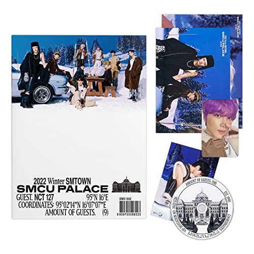 NCT 127 - [2022 Winter SMTOWN : SMCU PALACE] (GUEST. NCT 127) Photobook + CD-R + Lyrics Paper + Photo Card + Postcard + Folded Poster + 2 Pin Button Badges + 4 Extra Photocards von SMent